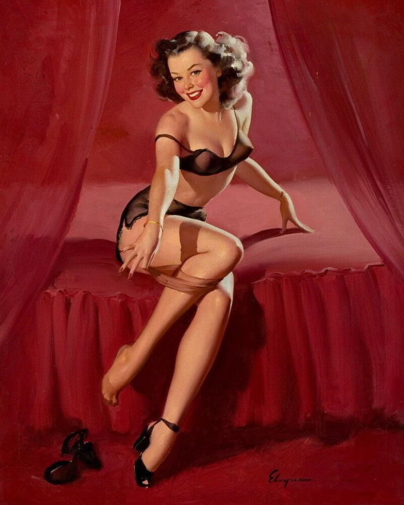 The real America in the works of the master of the pin-up genre Gil Elvgren The real America in the works of the master of the pin-up genre Gil Elvgren
