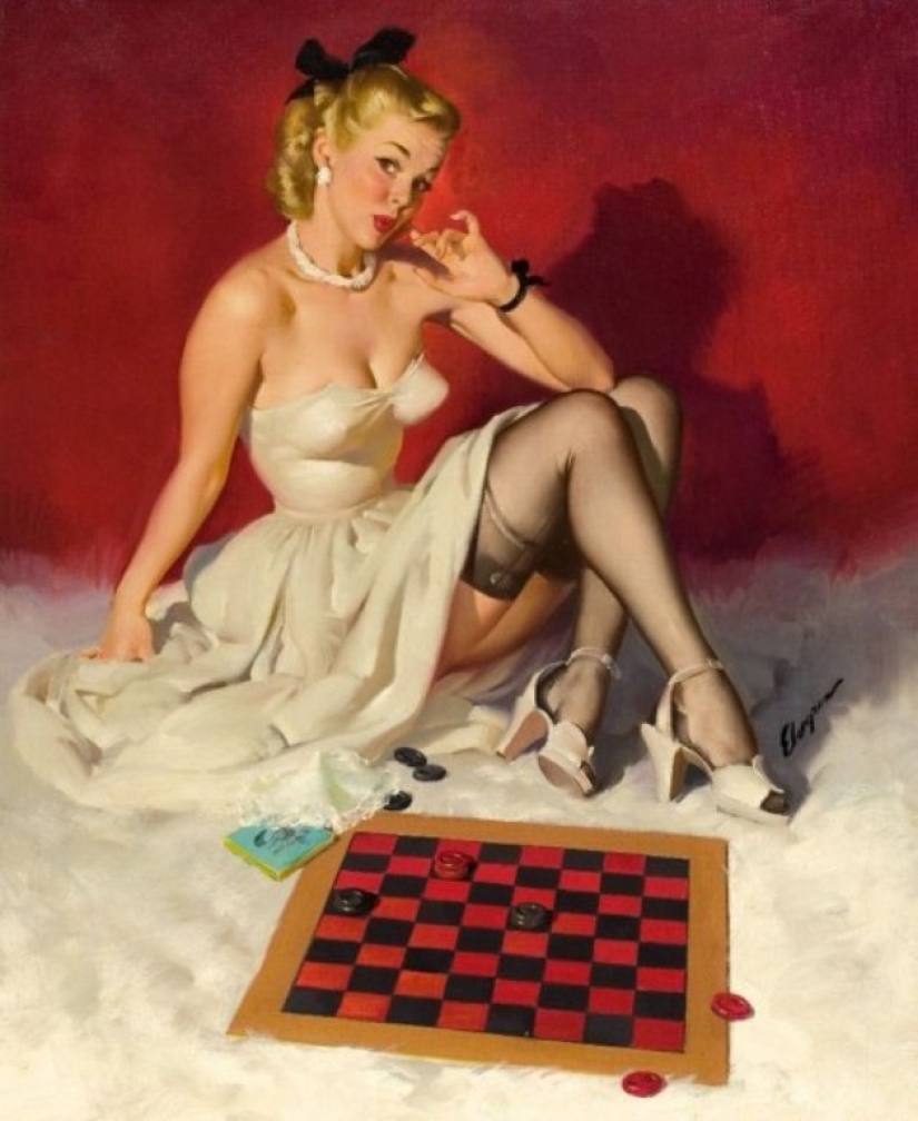 The real America in the works of the master of the pin-up genre Gil Elvgren The real America in the works of the master of the pin-up genre Gil Elvgren