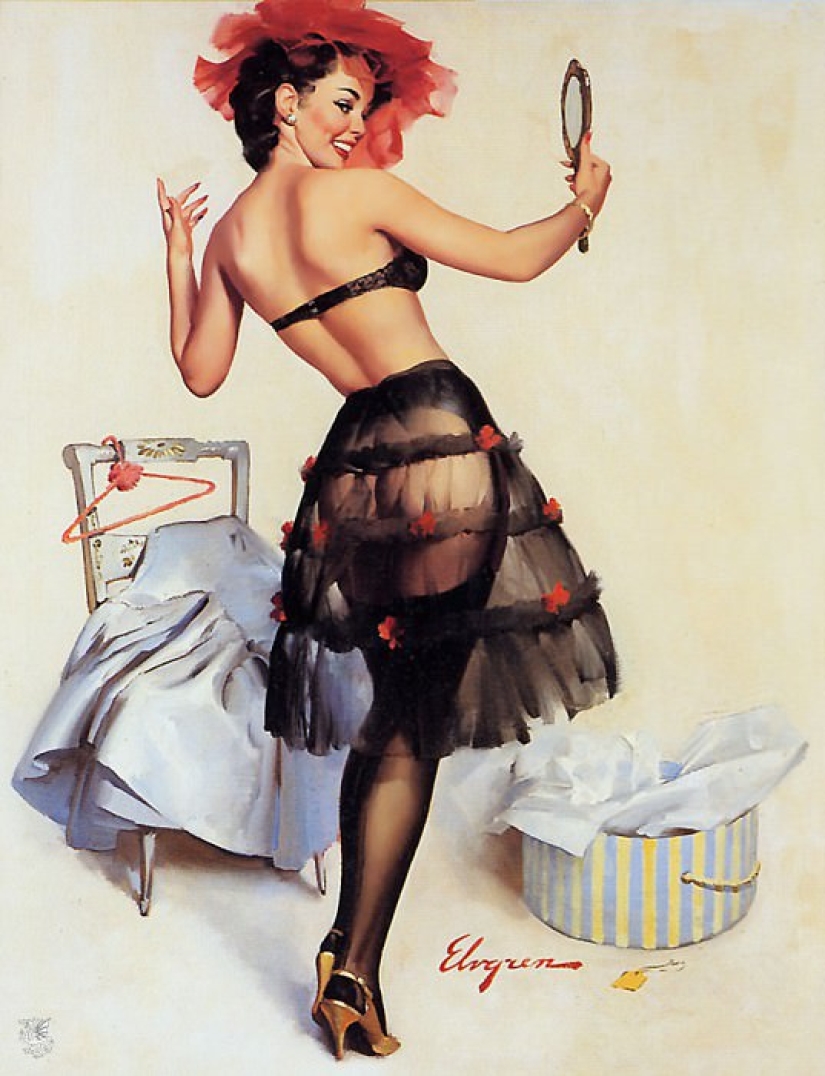 The real America in the works of the master of the pin-up genre Gil Elvgren The real America in the works of the master of the pin-up genre Gil Elvgren