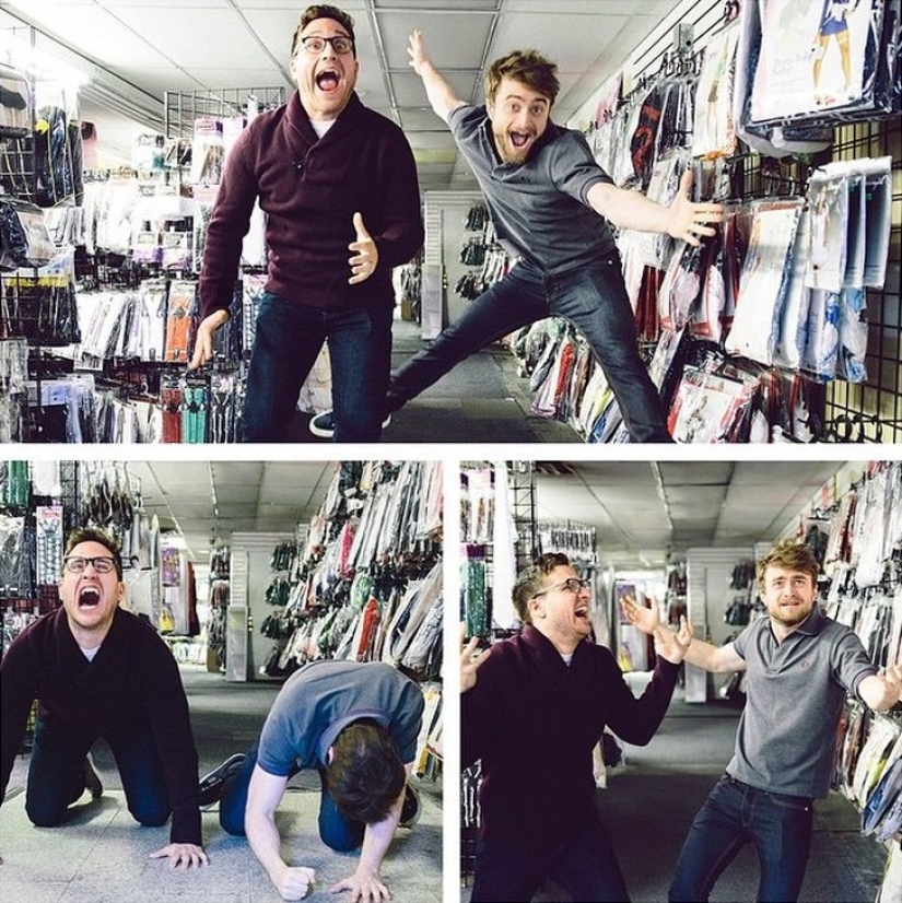 The stars represent joy, sadness and bewilderment. Some people do it well