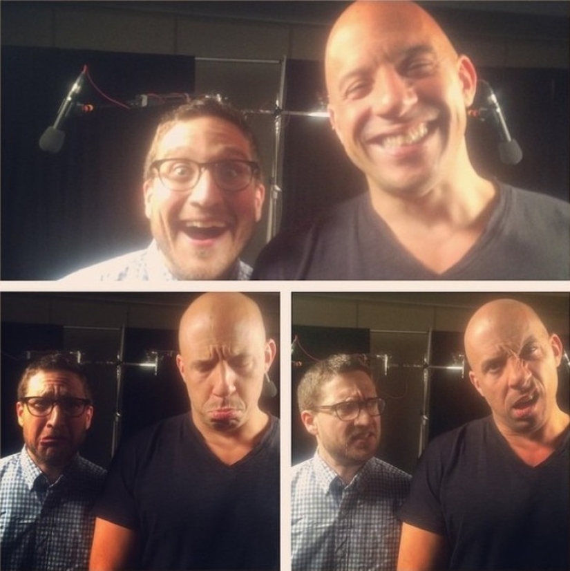 The stars represent joy, sadness and bewilderment. Some people do it well