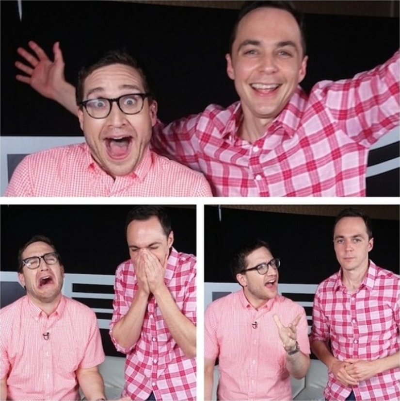 The stars represent joy, sadness and bewilderment. Some people do it well