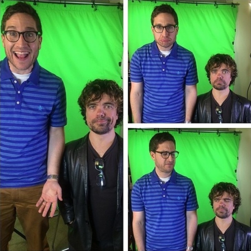 The stars represent joy, sadness and bewilderment. Some people do it well