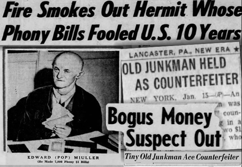 The story of the elusive "Mr. 880" — the most unusual counterfeiter in the USA The story of the elusive "Mr. 880" — the most unusual counterfeiter in the USA