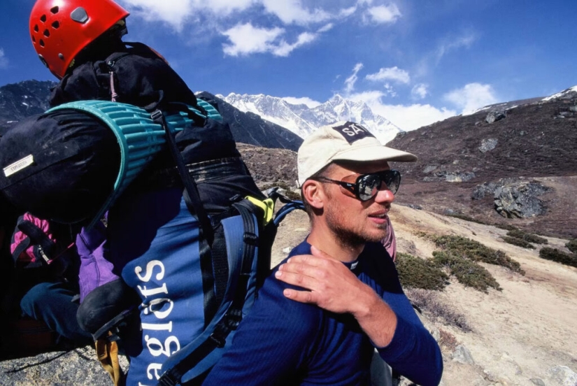 The story of the "mad Swede" Yeran Kropp, who went to Mount Everest by bicycle The story of the "mad Swede" Yeran Kropp, who went to Mount Everest by bicycle