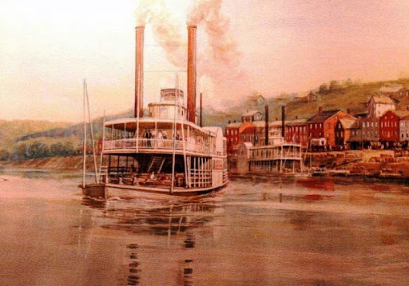 The story of the steamship "Arabia", which sank in the river, and was found in a corn field The story of the steamship "Arabia", which sank in the river, and was found in a corn field