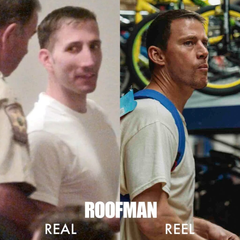 The true story of robber Jeffrey Manchester, who hid on the roof of a toy store.