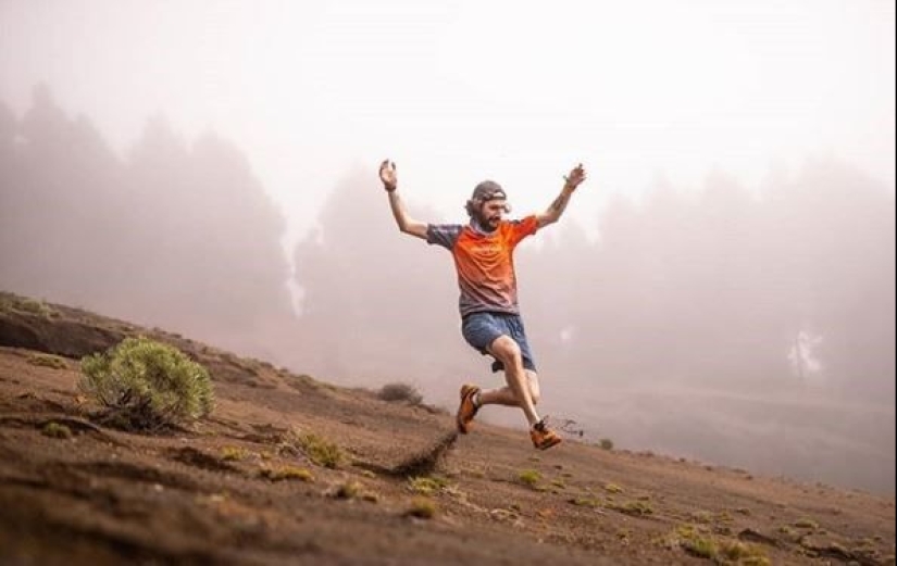 The will to live: a man without a stomach, colon and gallbladder has become a marathon runner and inspires others