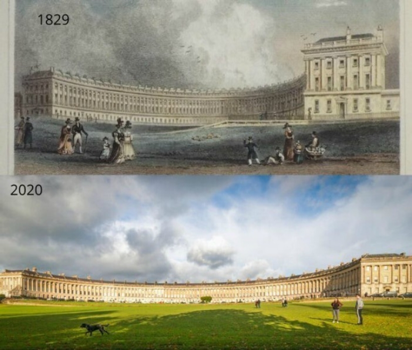 Then and now: 30 interesting photos that show the passage of time