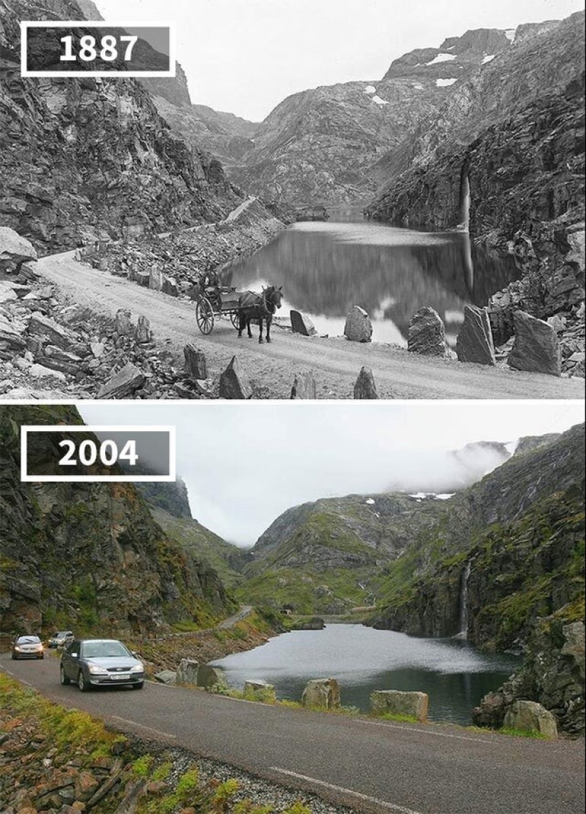 Then and now: 30 interesting photos that show the passage of time