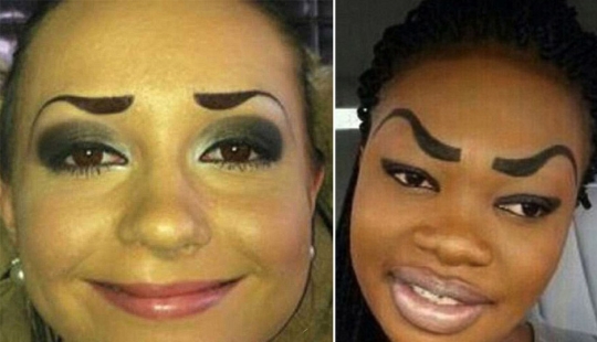 There is no sadder story in the world than the story of eyebrows and tweezers