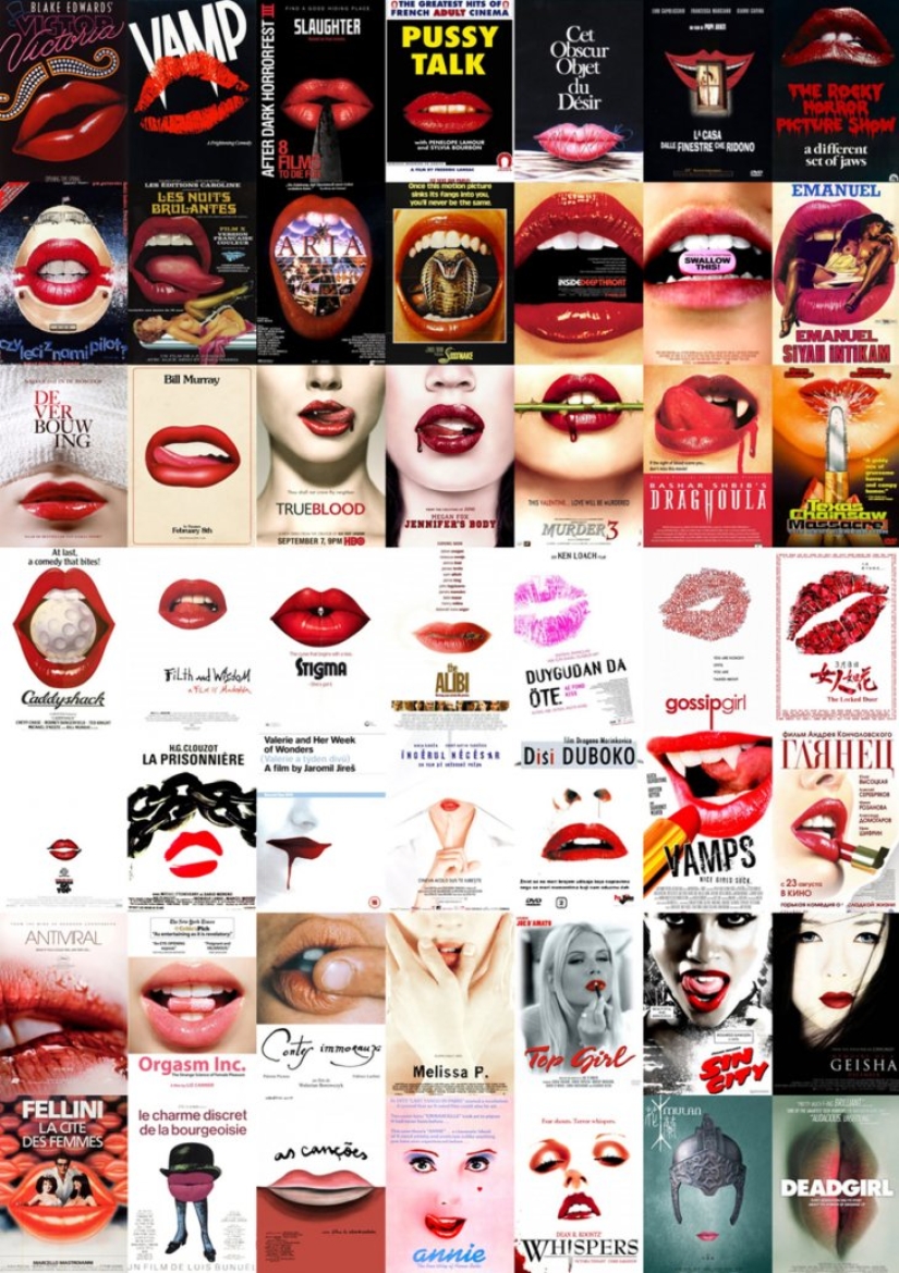 There is only 13 types of posters of modern films, and here they are There is only 13 types of posters of modern films, and here they are