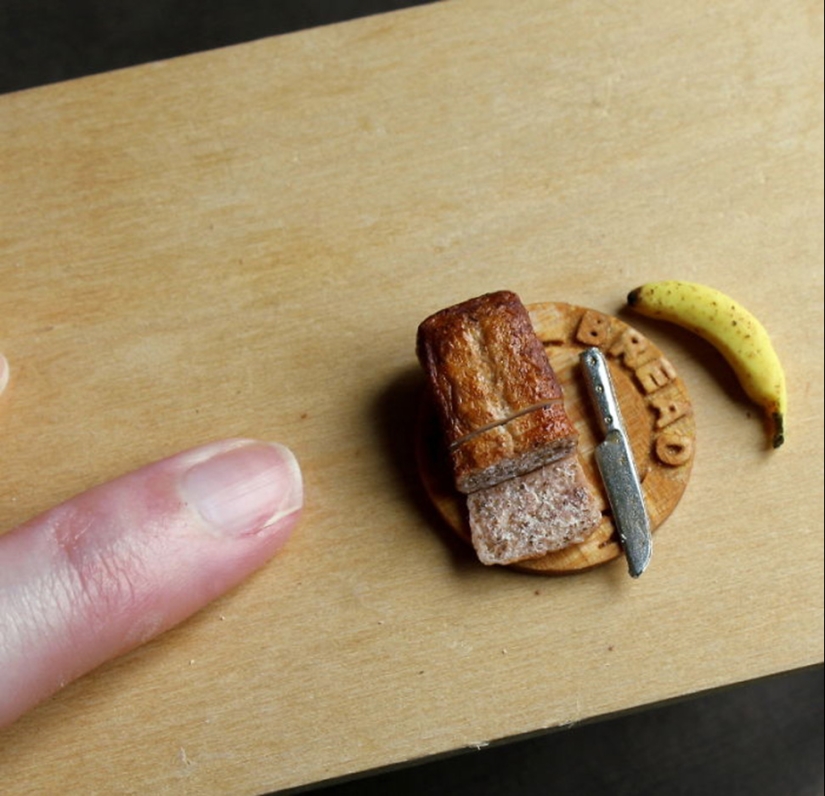 These Mini clay sculptures Look So much like real food that It Makes Your Mouth Water