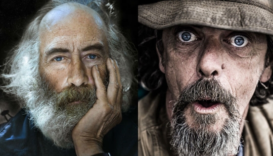 They also have a soul: photographer takes portraits of homeless people