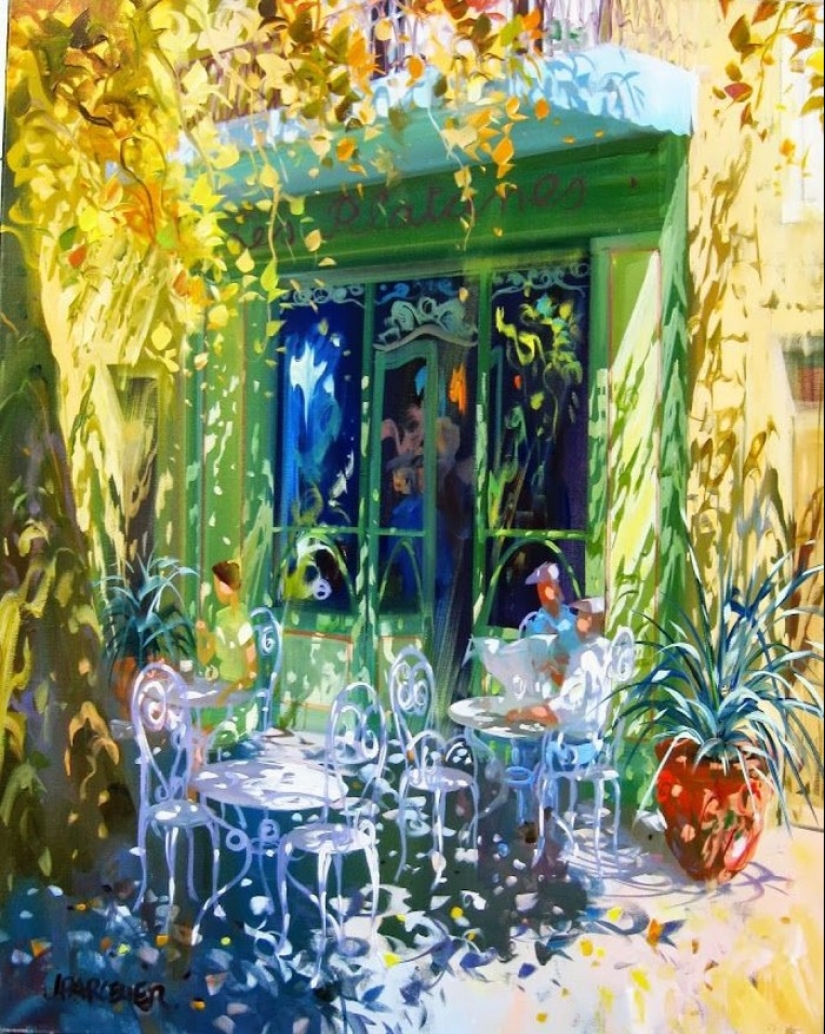 This artist paints pictures with sunbeams This artist paints pictures with sunbeams