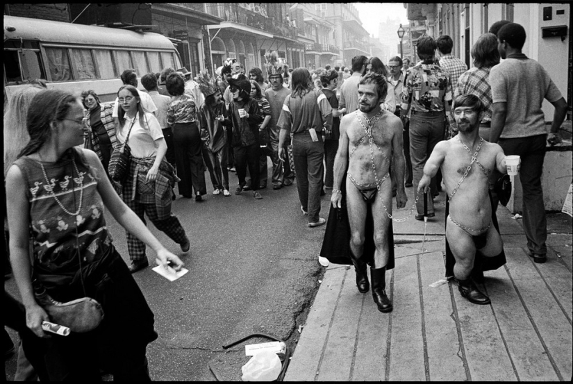 "Throw us something!": Mardi Gras in New Orleans in pictures by Bruce Gilden