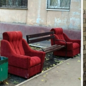 Trash from the yard designers: 22 antiprimerom decorations yards and porches