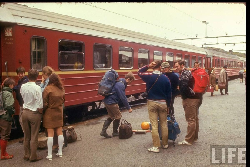 Traveling through Europe in 1970 by train Traveling through Europe in 1970 by train