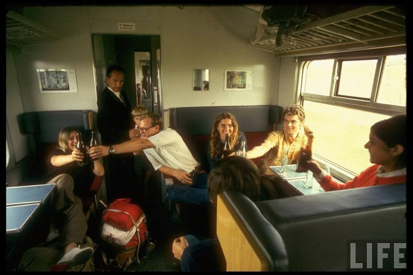 Traveling through Europe in 1970 by train Traveling through Europe in 1970 by train