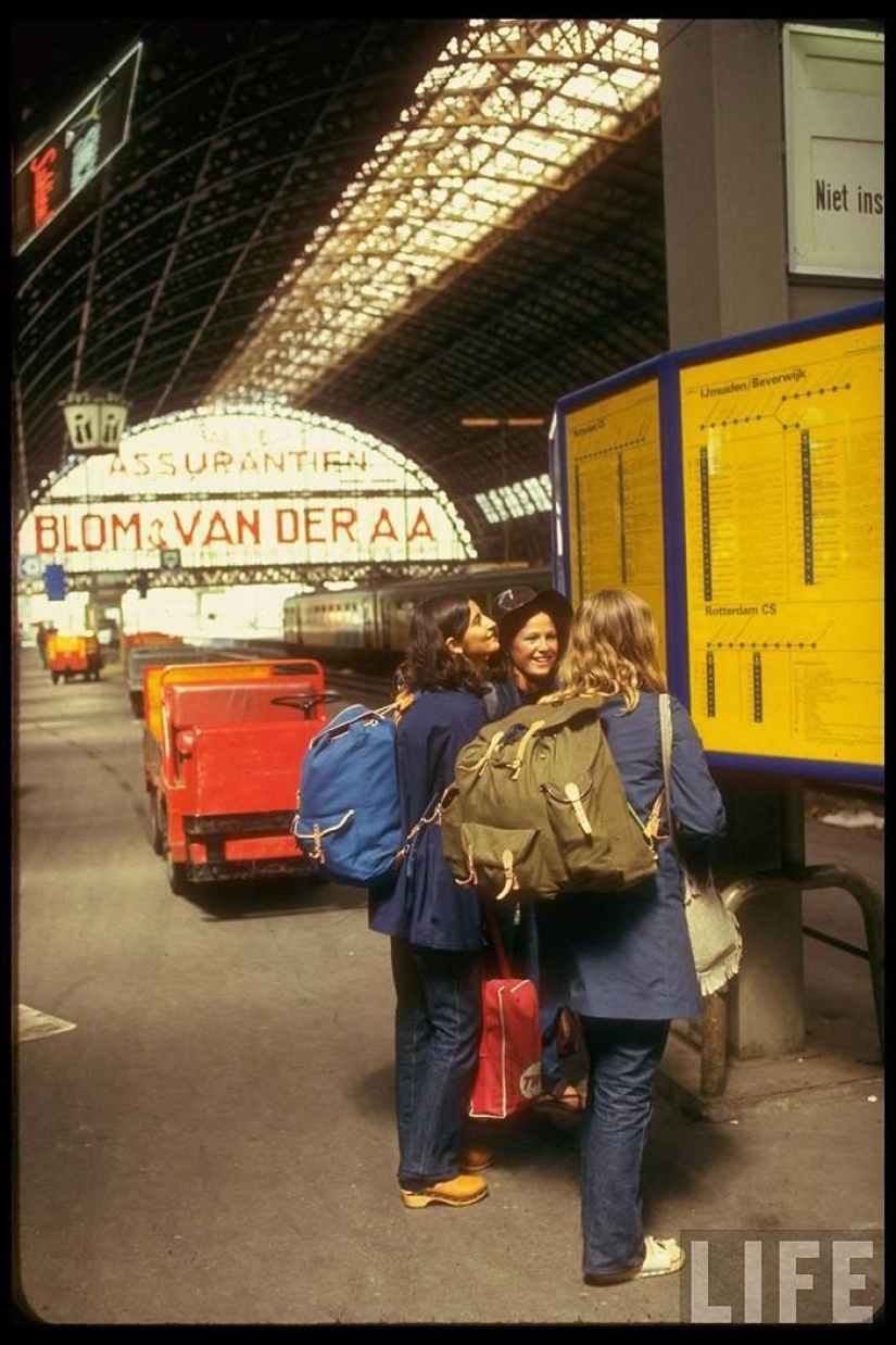 Traveling through Europe in 1970 by train Traveling through Europe in 1970 by train