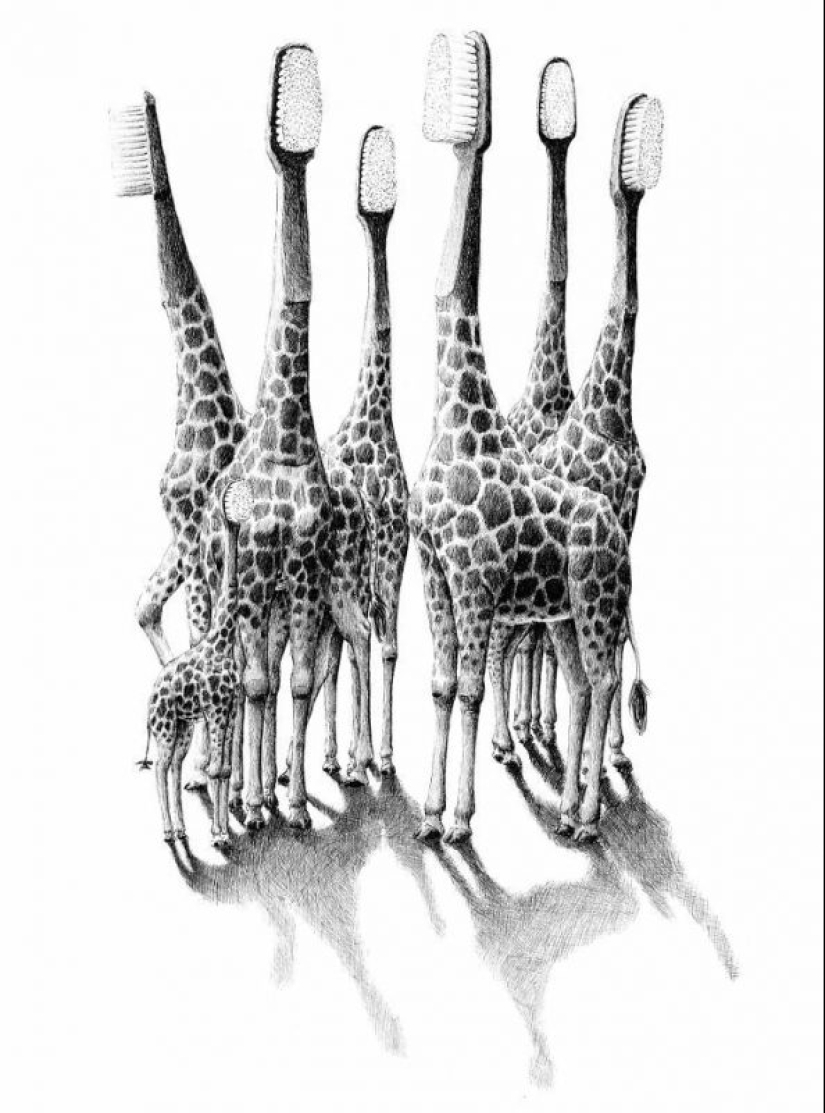 "Trucos de mi mente": El artista holandés Redmer Hoekstra y sus dibujos espeluznantes y extraños