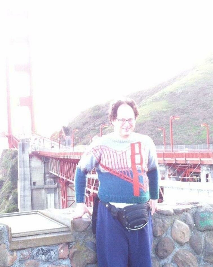 Turismo cálido: un americano teje suéteres con vistas Turismo cálido: un americano teje suéteres con vistas