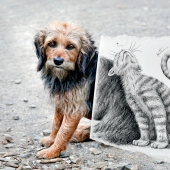 Two-layer art by Ben Hein