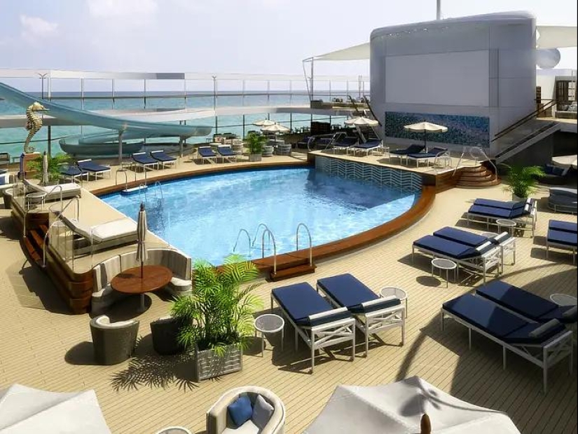 Un apartamento en el barco Utopia es la forma más lujosa de viajar