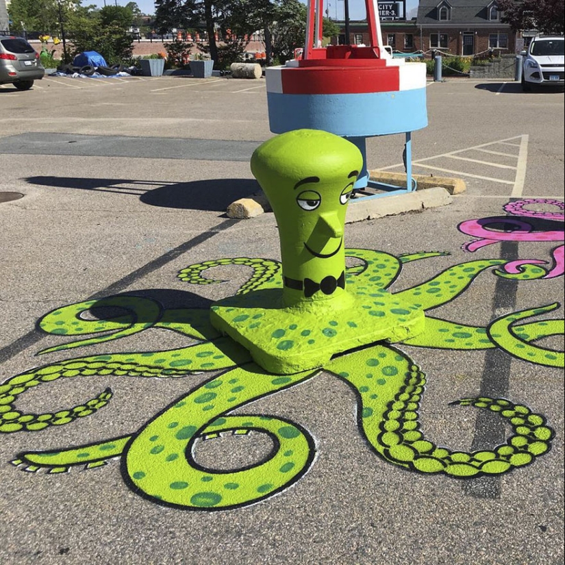 Un artista de Nueva York sabe tocar un nocturno en una flauta de desagüe Un artista de Nueva York sabe tocar un nocturno en una flauta de desagüe