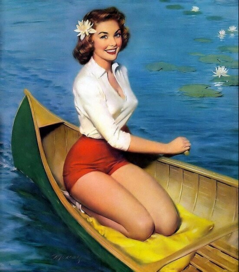 Una pin-up americana sólida de Bill Madcalf