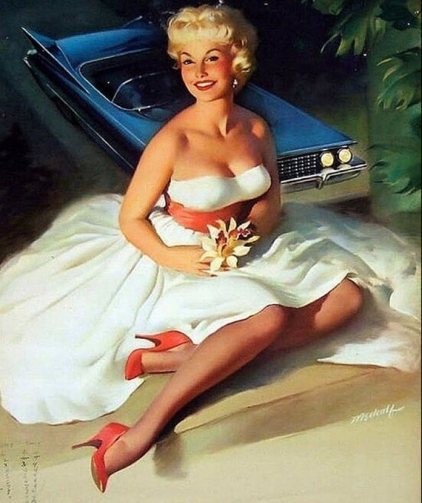 Una pin-up americana sólida de Bill Madcalf