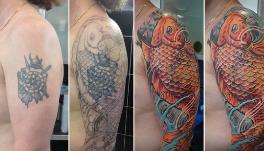 Una segunda oportunidad: 20 ejemplos de los techos de la vieja tatuaje