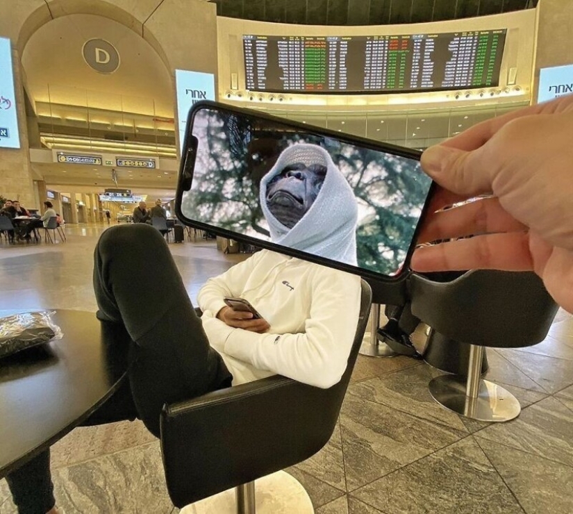 Unusual in the ordinary: 30 funny photo collages made with a smartphone