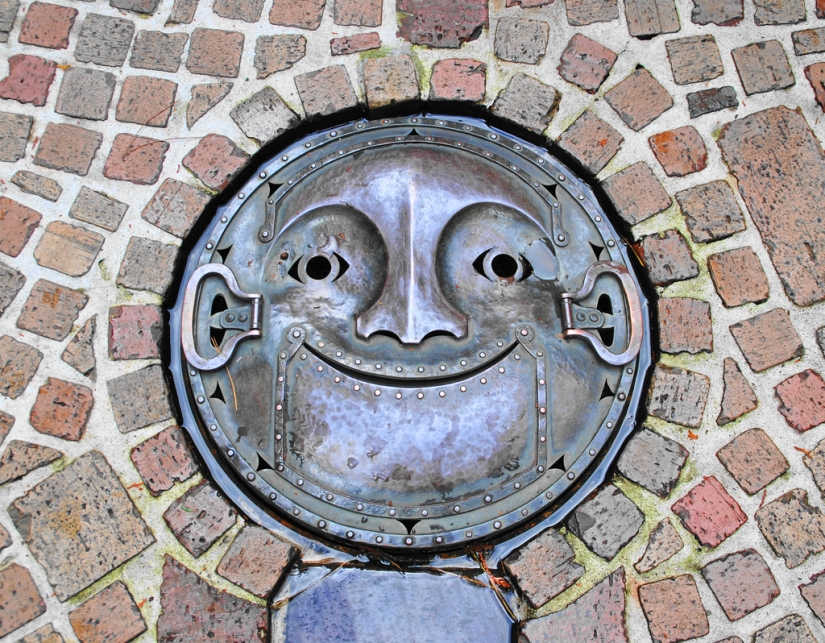 Unusual street art: manholes from Japan