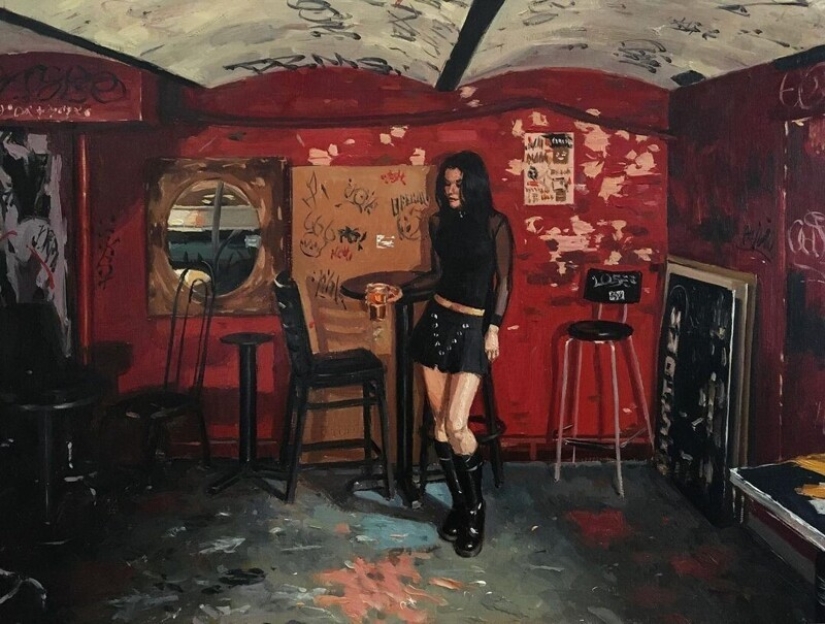 "Vida en la ciudad": Excelentes pinturas al óleo modernas de Vincent Jarrano