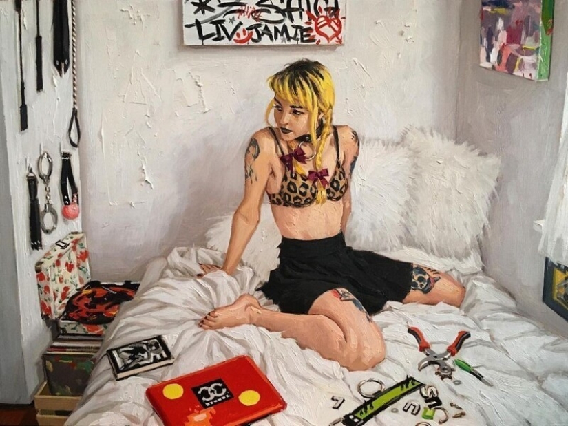 "Vida en la ciudad": Excelentes pinturas al óleo modernas de Vincent Jarrano