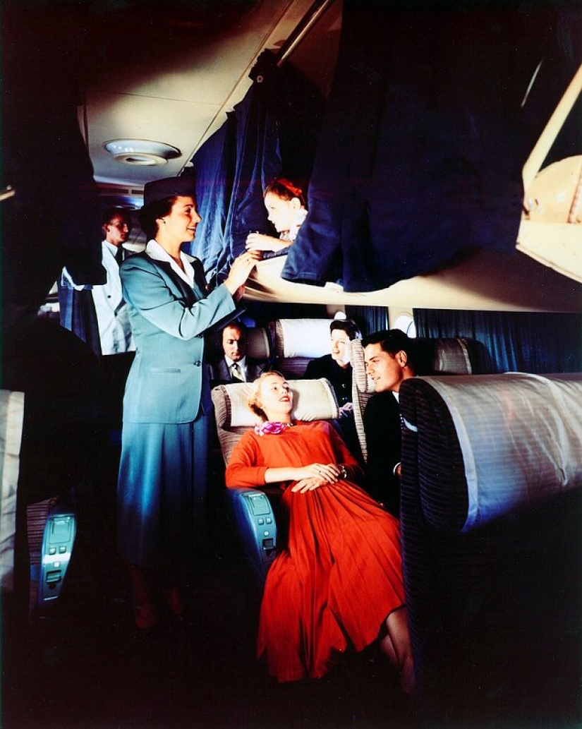 Vintage luxury: as passenger flights looked in the 50s