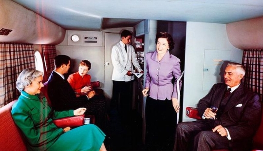 Vintage luxury: as passenger flights looked in the 50s