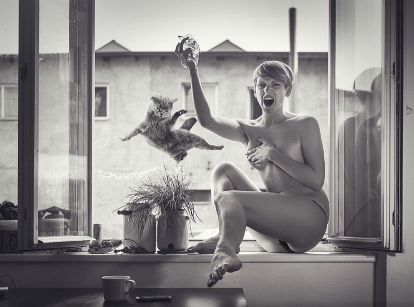 "Visita inesperada" de un fotógrafo checo "Visita inesperada" de un fotógrafo checo