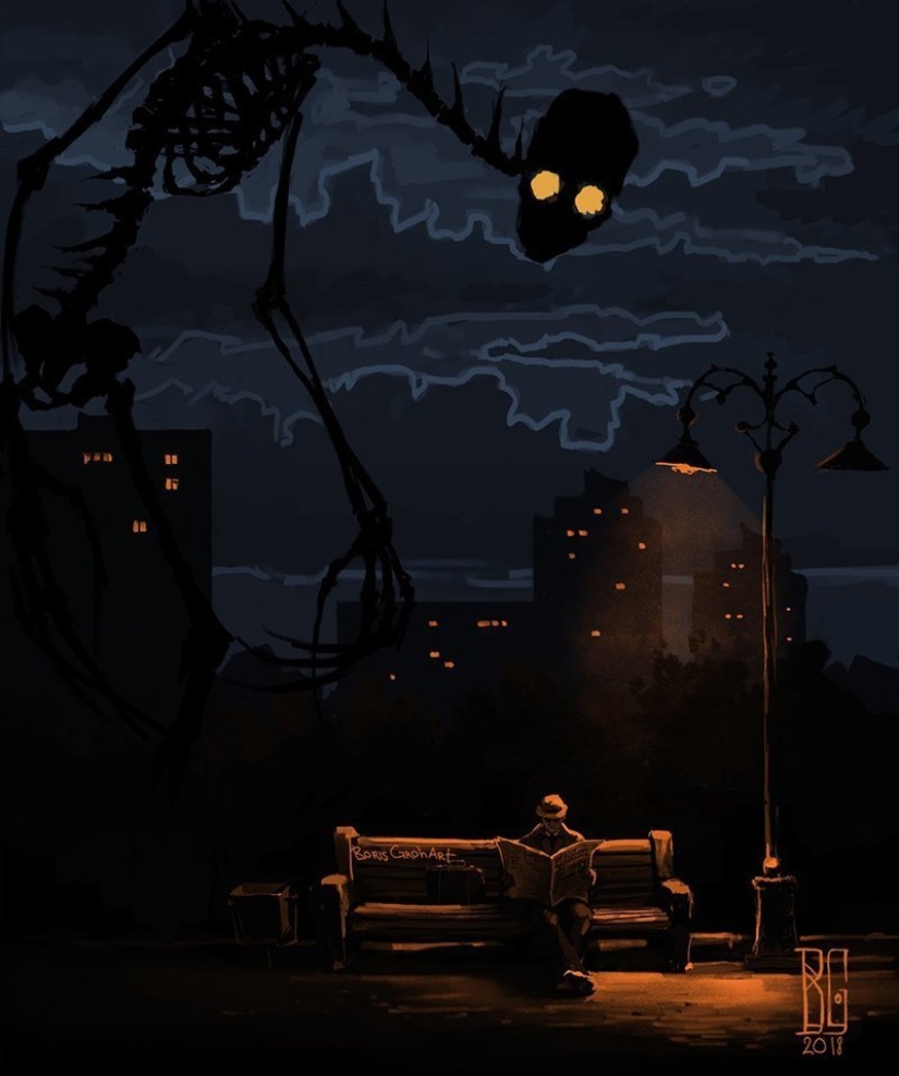 "Visual necromancy": a frightening world of a digital artist Boris rumble "Visual necromancy": a frightening world of a digital artist Boris rumble