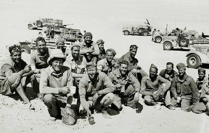 War dance of the NZ Maori battalion in the desert War dance of the NZ Maori battalion in the desert