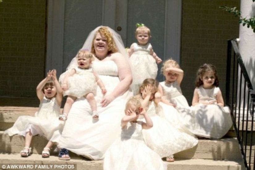 Wedding photos that make it really bitter