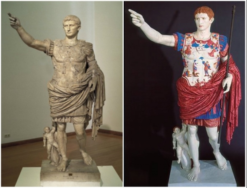 What ancient Greek sculptures actually looked like What ancient Greek sculptures actually looked like