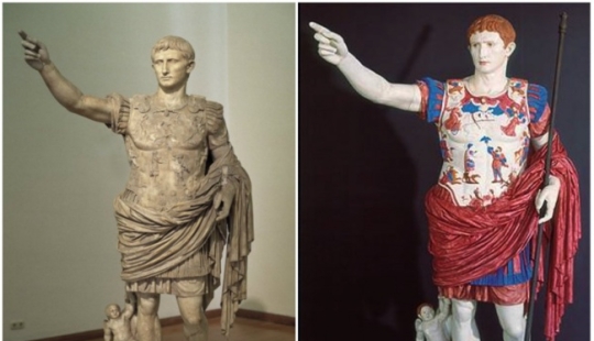 What ancient Greek sculptures actually looked like