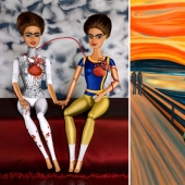 What Barbie dolls would look like in classic paintings