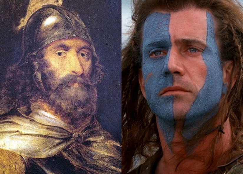 What did historical figures look like in the cinema and in reality