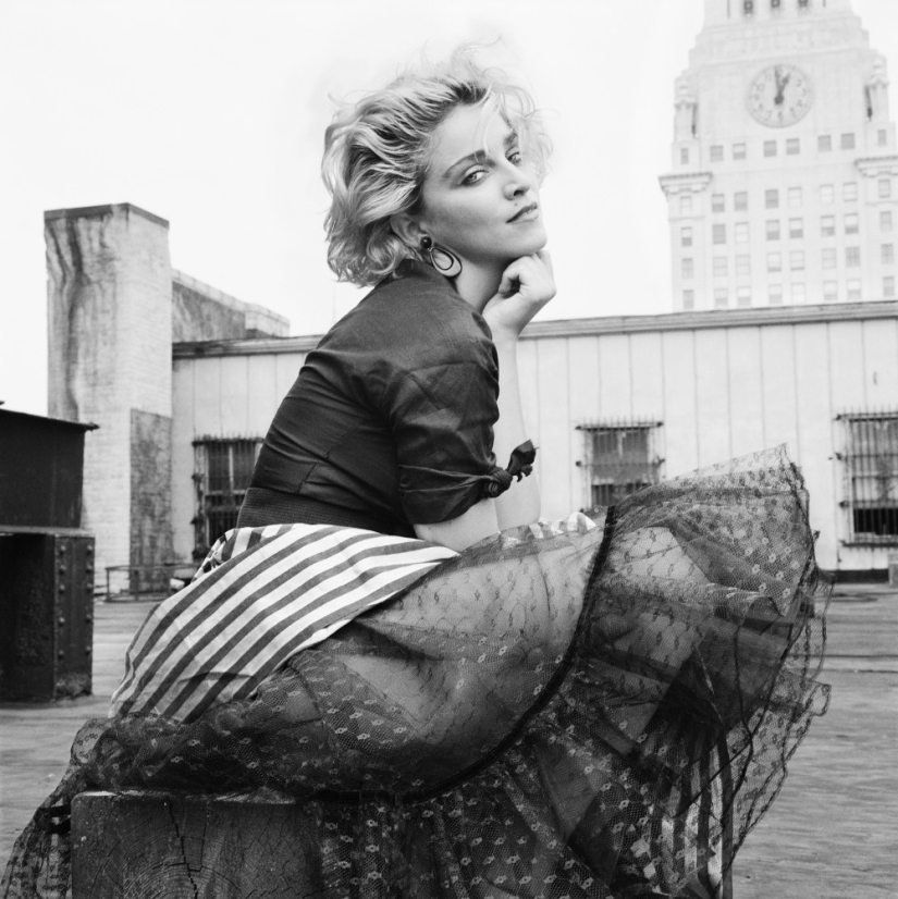 What did Madonna look like when only the neighborhood kids knew her