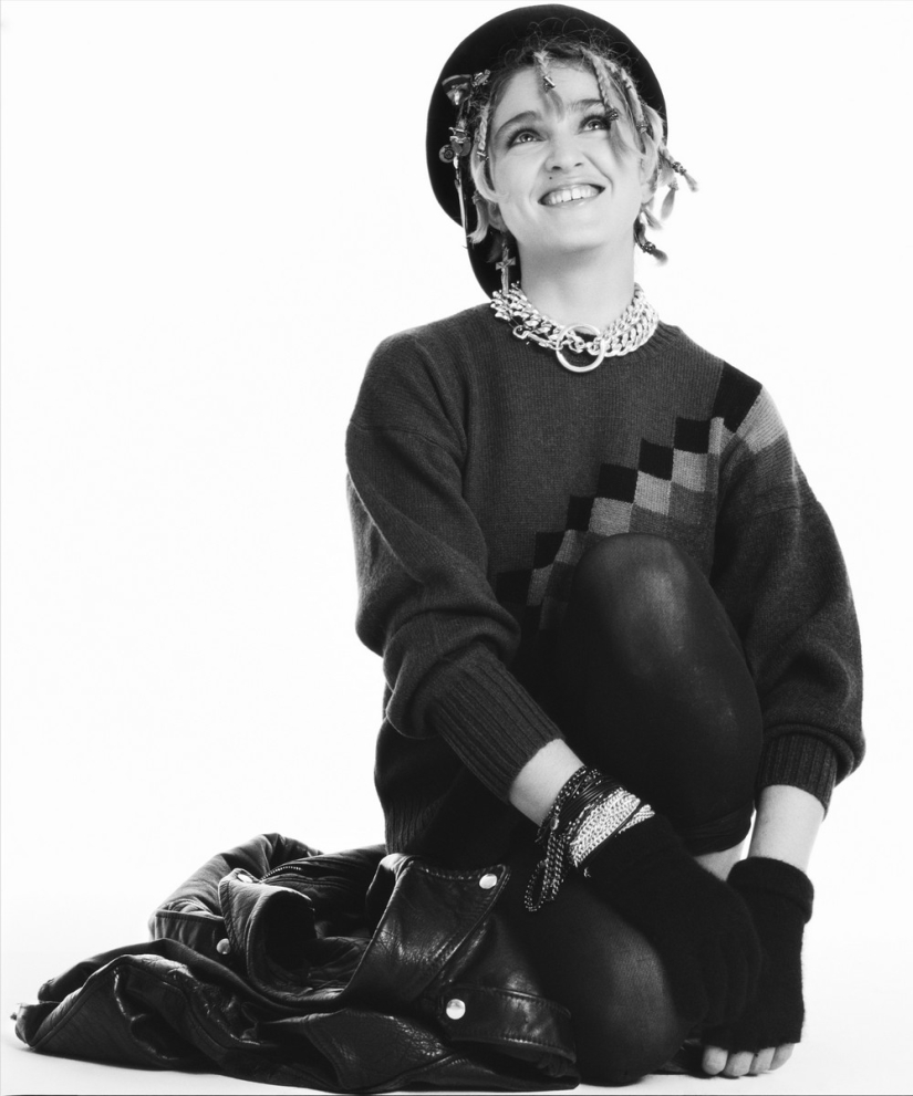 What did Madonna look like when only the neighborhood kids knew her