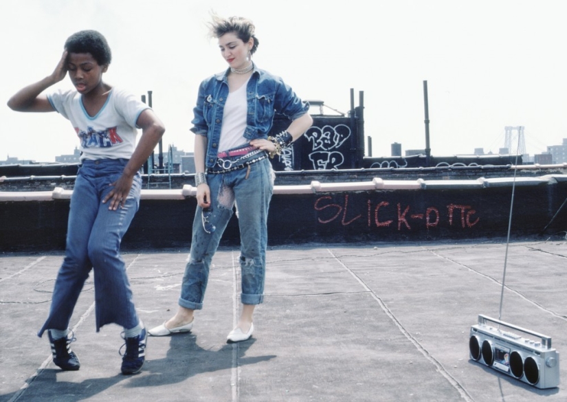 What did Madonna look like when only the neighborhood kids knew her