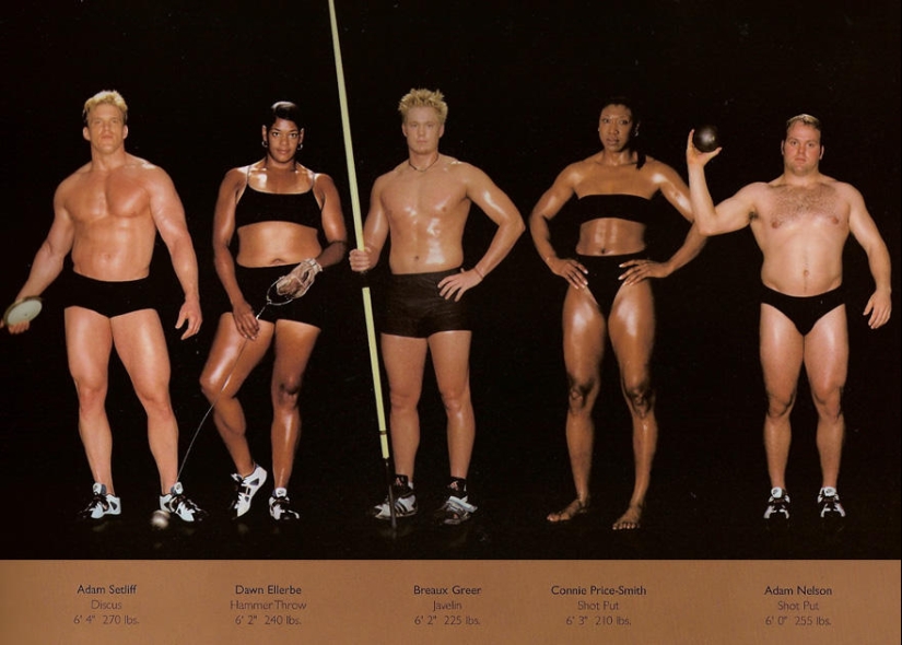 What do athletes' bodies look like in different sports? What do athletes' bodies look like in different sports?